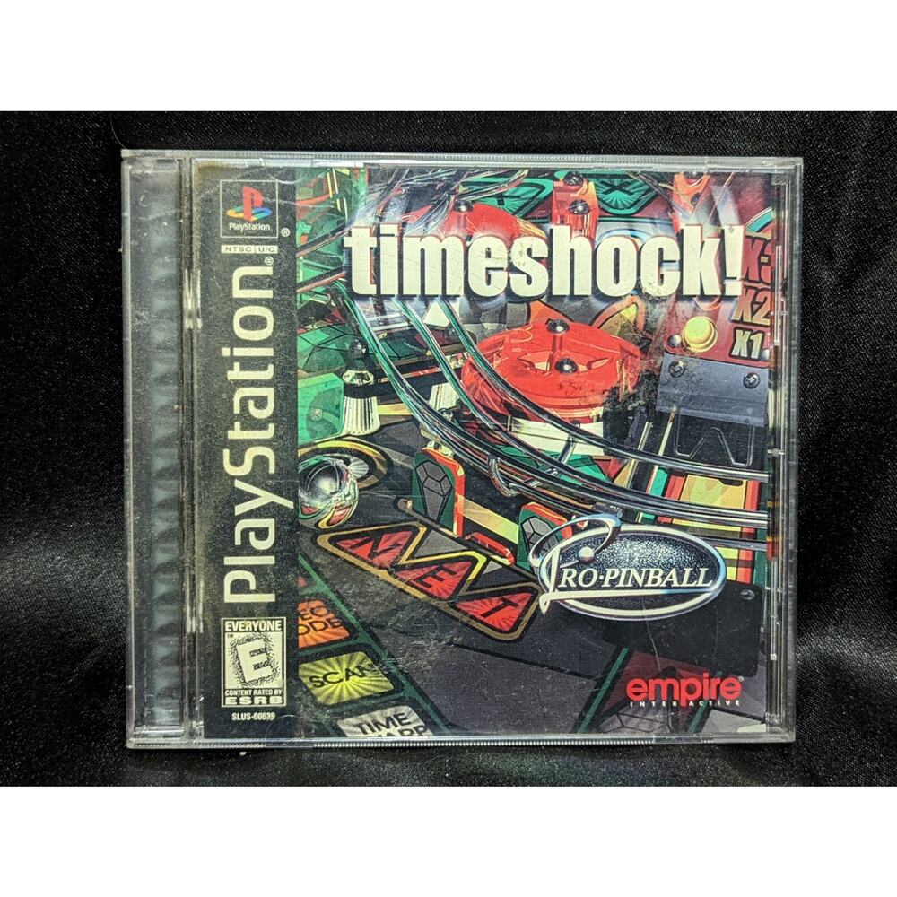 Timeshock Pro Pinball Sony PlayStation 1 1998 CIB Video Game PS1